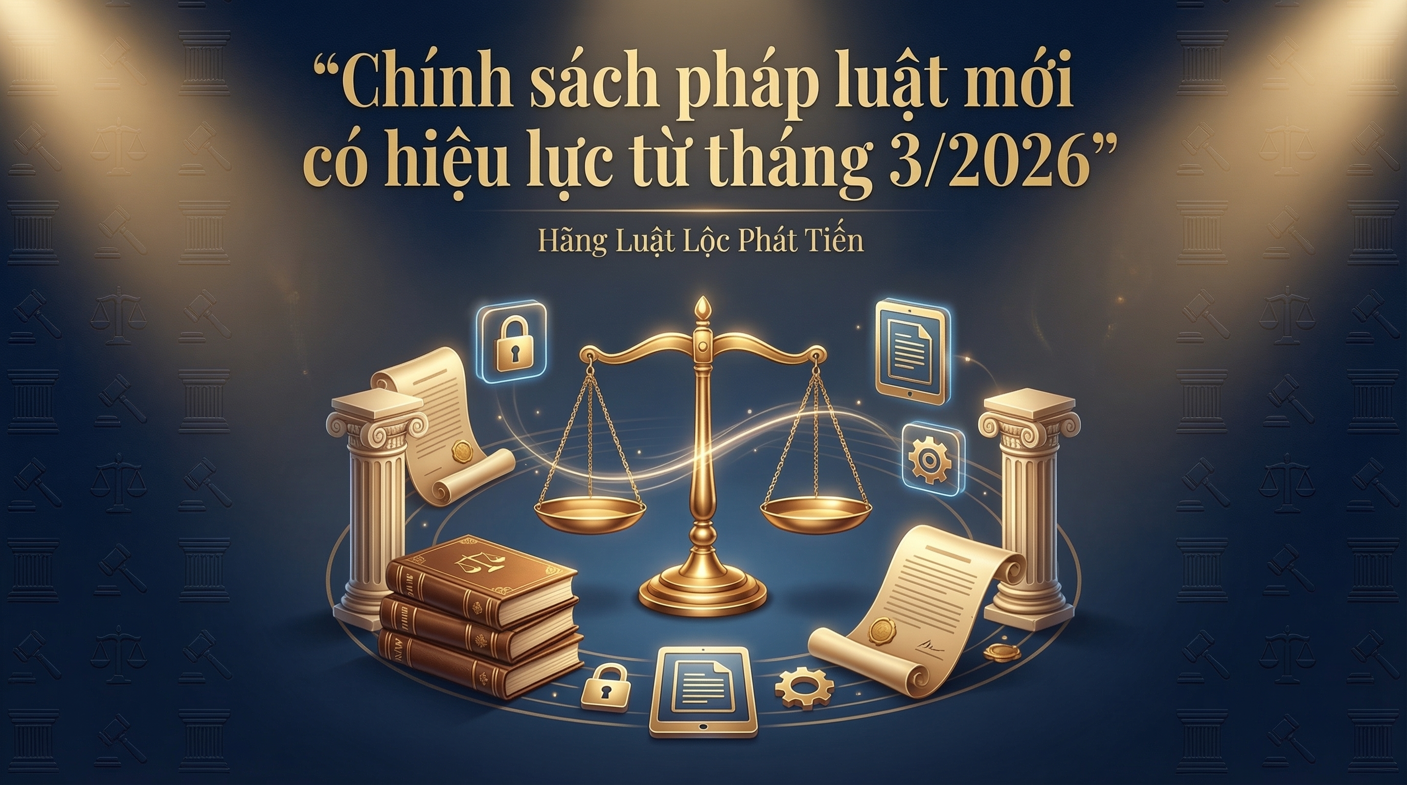 Những chính sách pháp luật đáng chú ý có hiệu lực từ tháng 3/2026