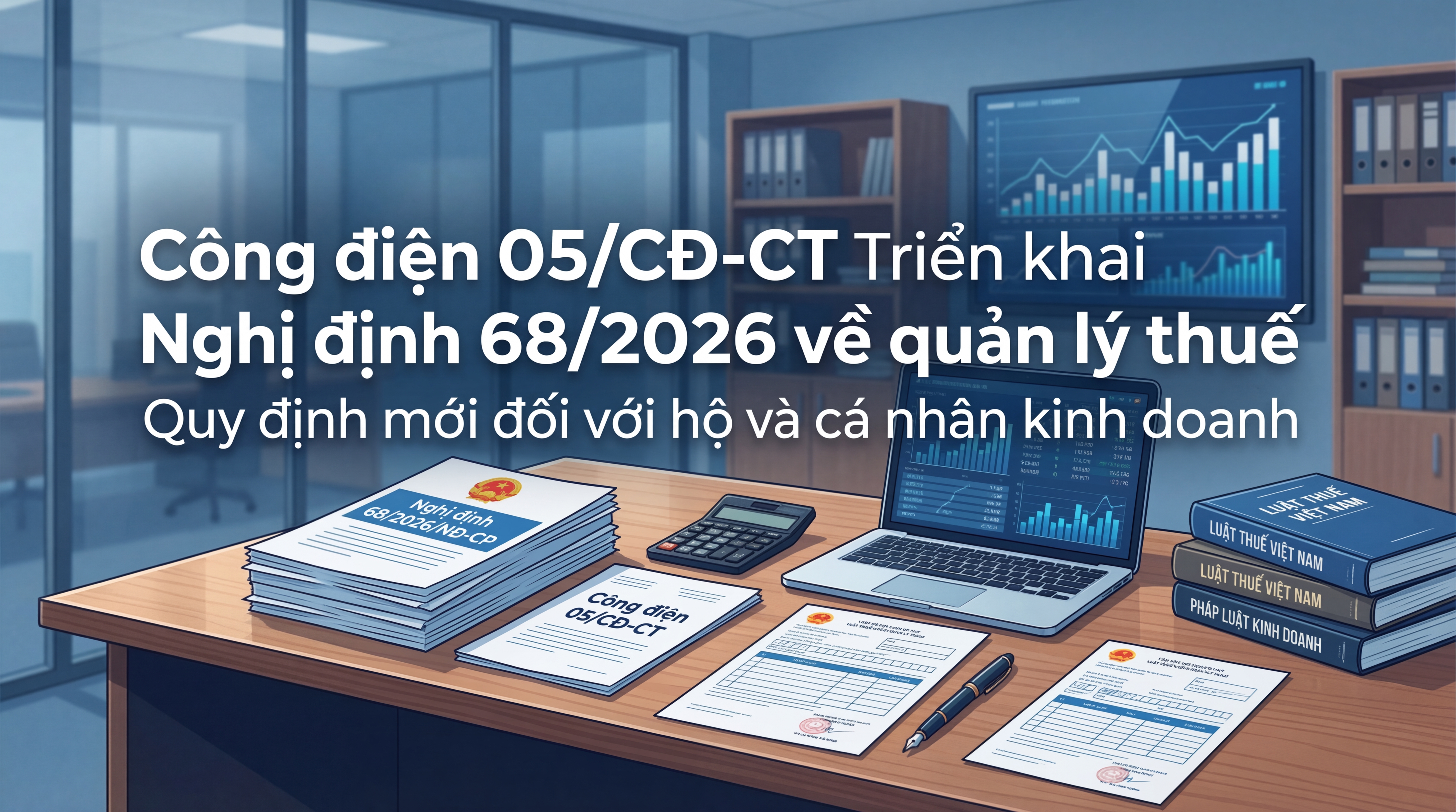 Đã có Công điện 05/CĐ-CT của Cục Thuế về triển khai Nghị định 68/2026/NĐ-CP